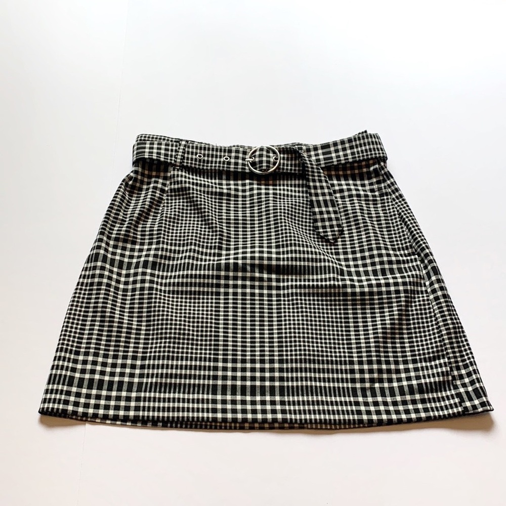 H&M Checkered Mini Skirt
